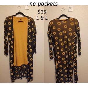 Black and Yellow Sunflower Outfit